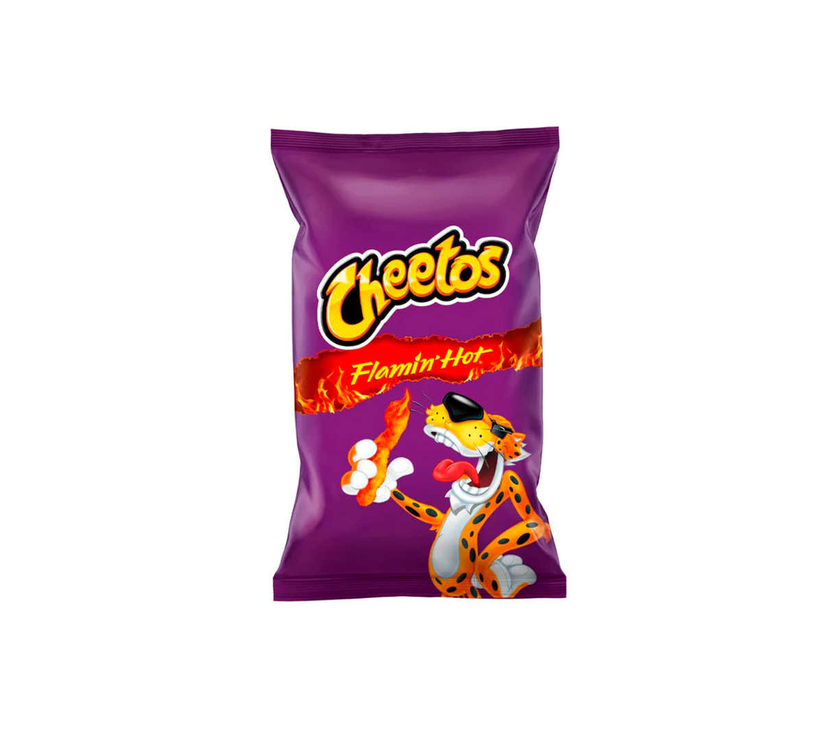 Cheetos Flamin' Hot, patatine di mais e formaggio piccante 80g
