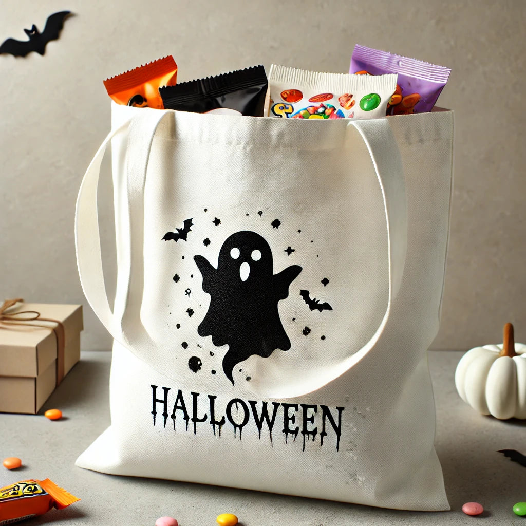 Totebag Halloween Dolcetto o Scherzetto con Dolci