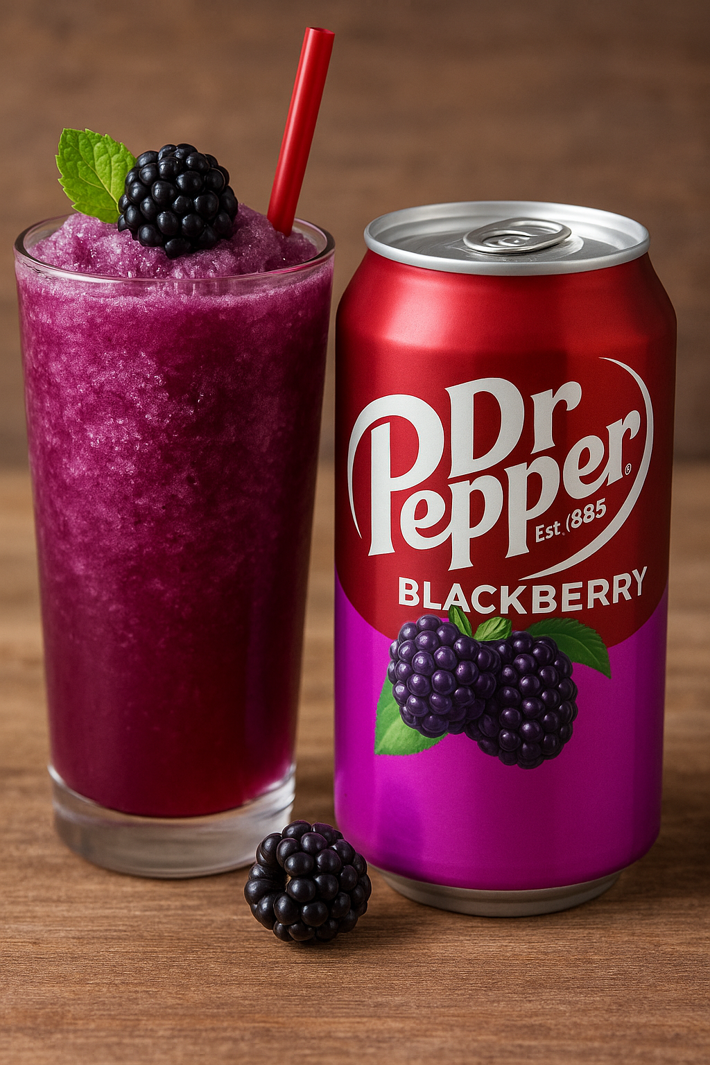Granita ghiacciata con Dr Pepper Blackberry – bibita estiva alla mora
