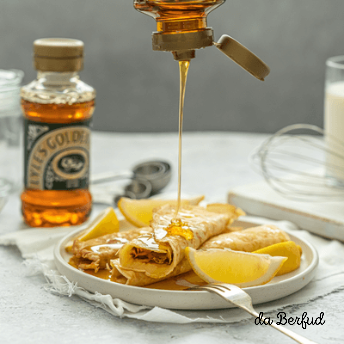 sciroppo dorato per dolci e dessert