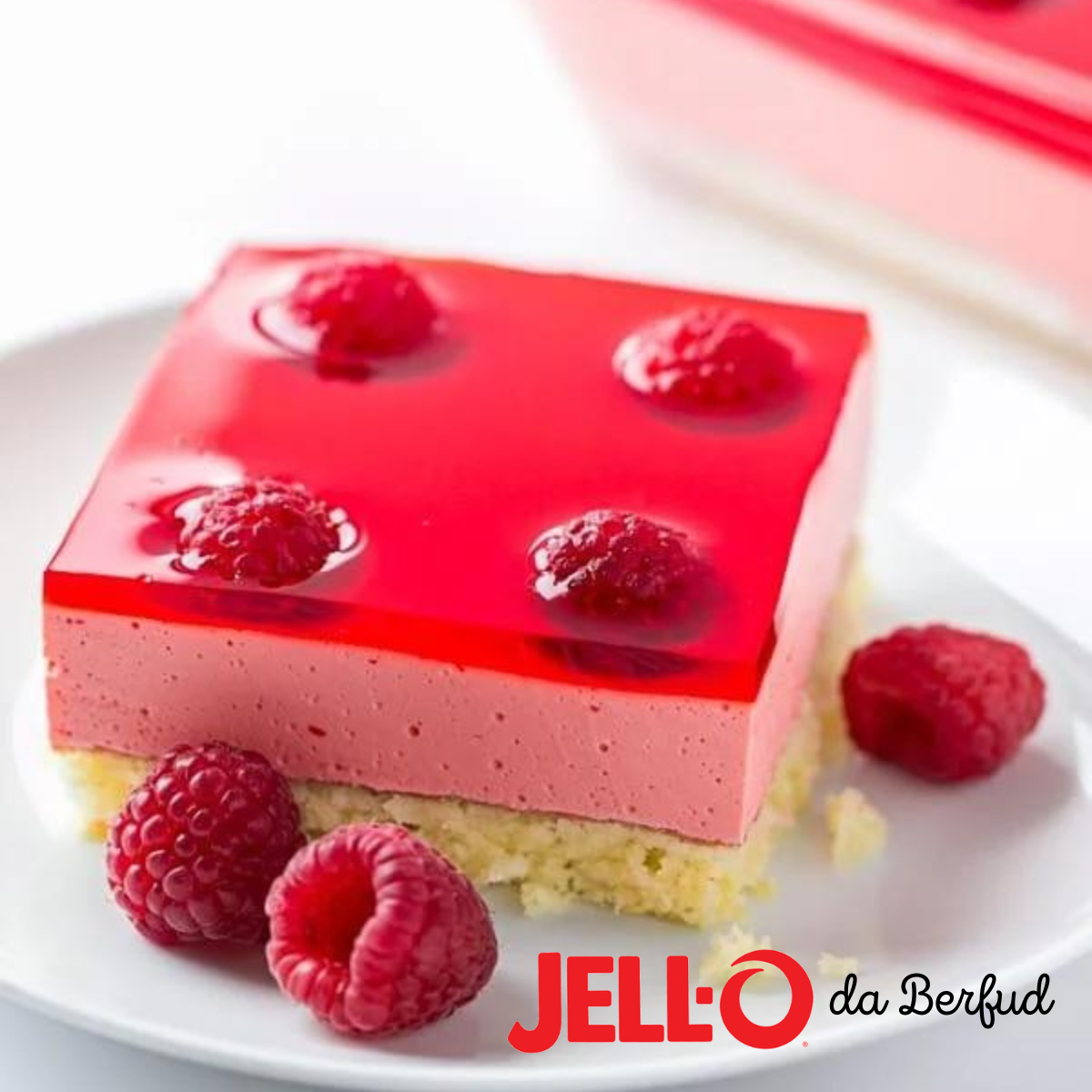 JELL-O Frambuesa, gelatina sabor frambuesa