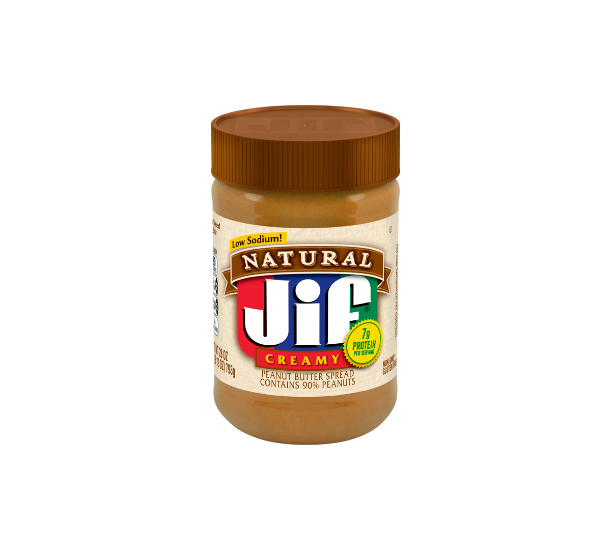 Jif Peanut Butter Natural, burro di arachidi Cremoso Naturale