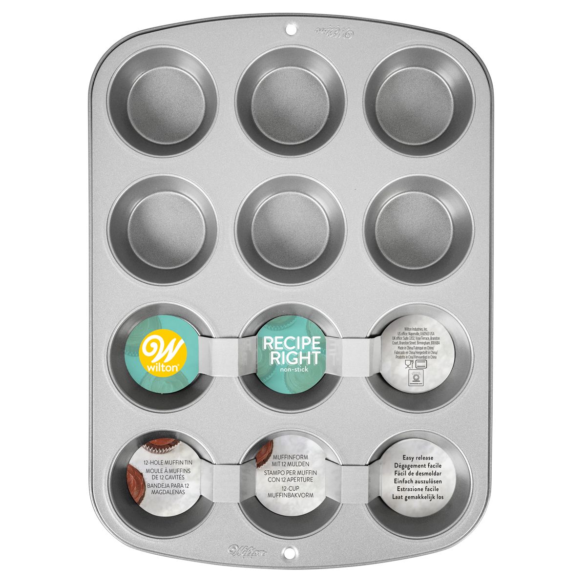 Wilton - Baking Pan 12 Muffins of 5 cm each