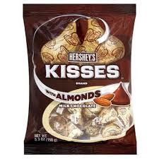 Hershey's Kisses with Almonds - Chocolates Con Almendras