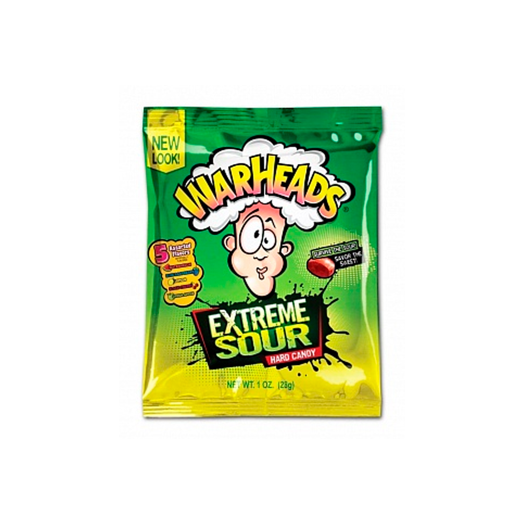 Warheads extreme sour hard - Caramelle Aspre al gusto frutta (28G)