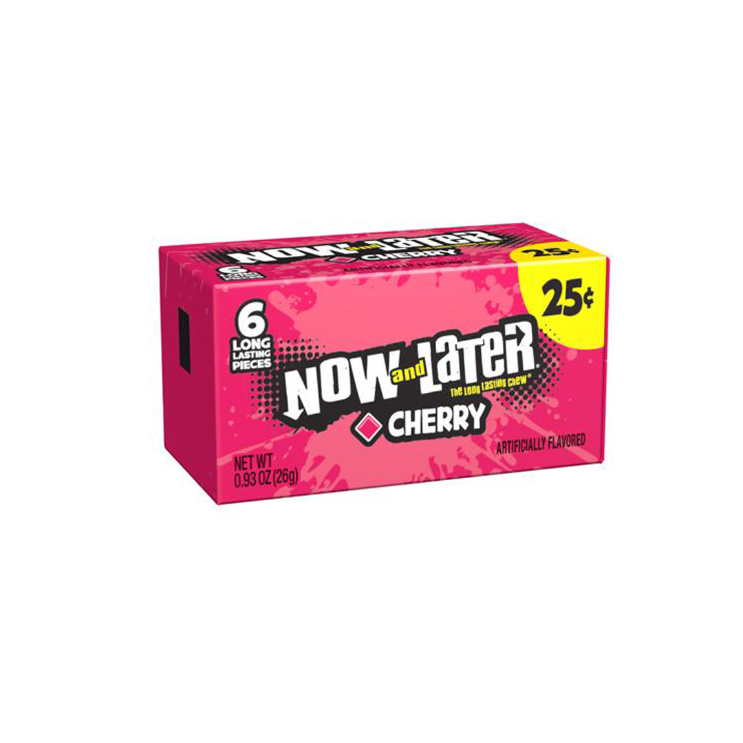 Now & Later Cherry, caramelle gommose alla ciliegia