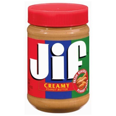 JIF PEANUT BUTTER CREAMY Brurro di arachidi
