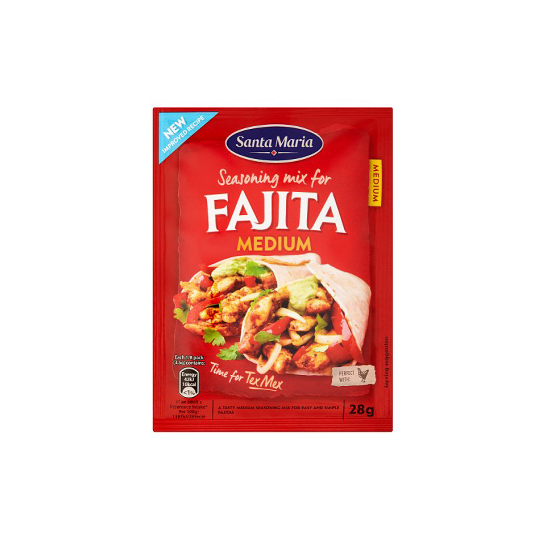 Santa Maria Medium Fajita Seasoning 28G
