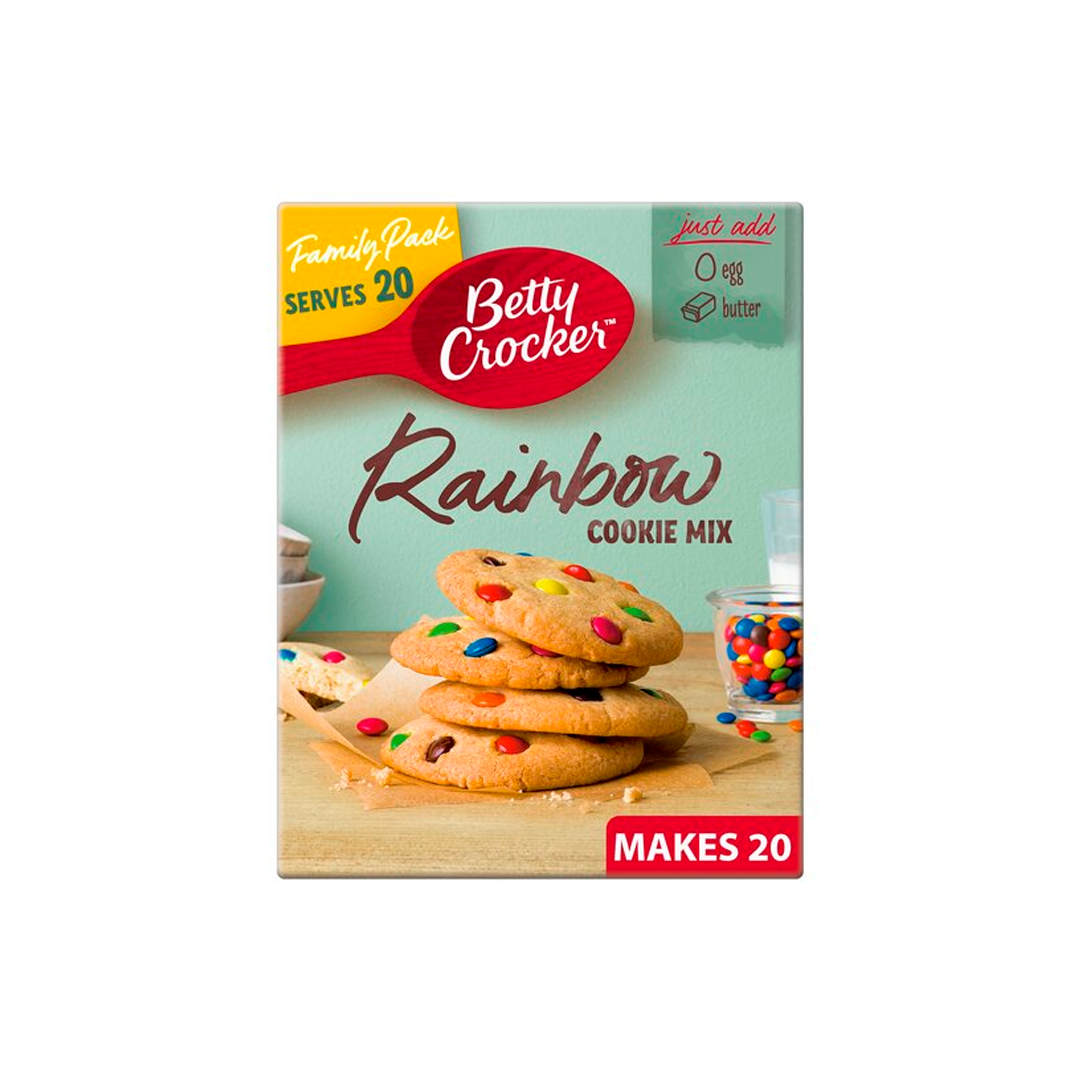 BETTY CROCKER RAINBOW COOKIE MIX - Rainbow cake mix.