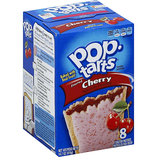 Pop Tarts de Kellogg'S con glaseado de cereza