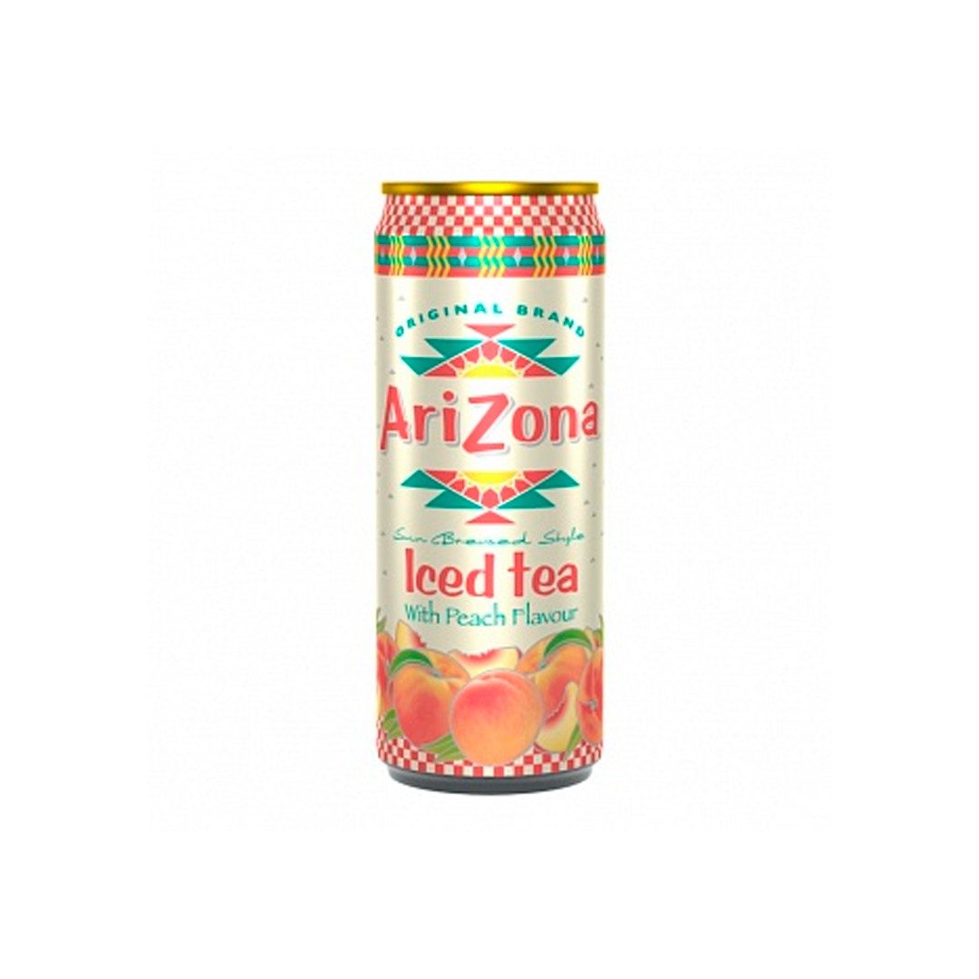 Arizona Iced Tea Peach - Bebida de té con sabor a melocotón (680Ml)