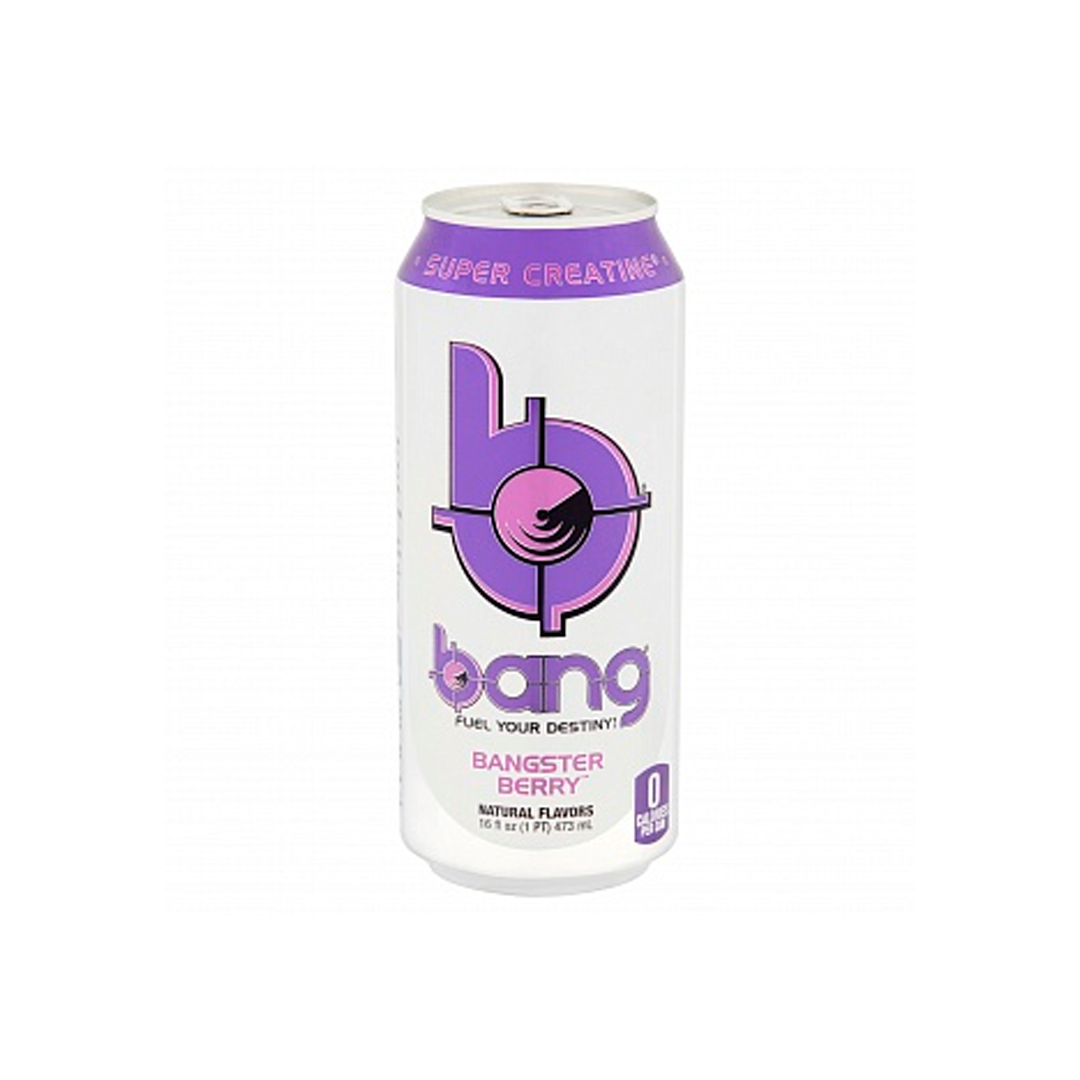 Bang Energy Bangster Berry, Bebida Energética Sabor Arándano (473Ml)