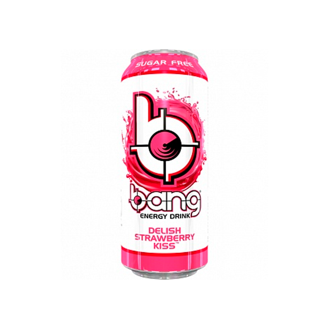 Bang Energy Delish Strawberry Kiss, Bevanda Energetica Al Gusto Fragola (473Ml)