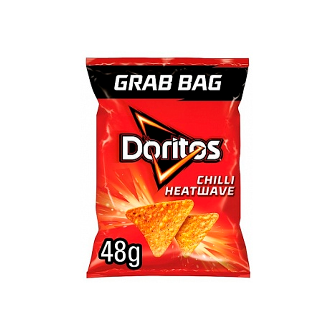 Doritos Chilli Heatwave Grab Bag - Chilli Nachos (48G)