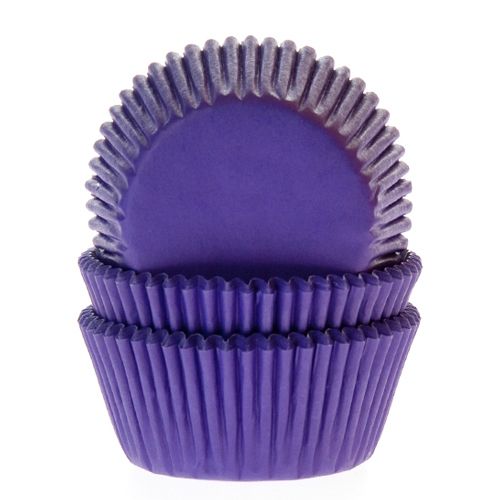 Pirottini per cupcake, House of Marie - colore viola (pezzi 50)