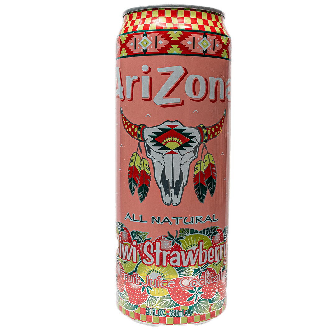 ARIZONA ICED KIWI STRAWBERRY - Strawberry and kiwi flavored drink (680Ml)
