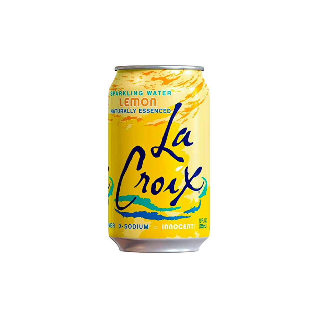 La Croix Sparkling Water Lemon - Agua con gas con sabor a limón