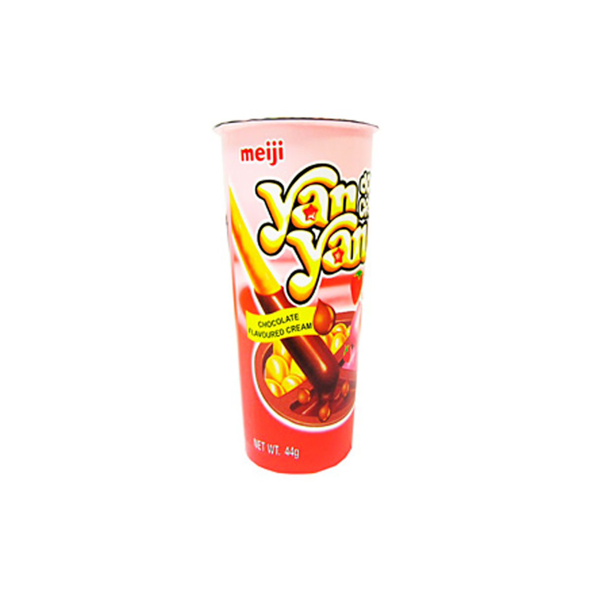 Meiji Double Cream Yan Yan Chocolate & Strawberry - biscotti con doppia Crema al cioccolato e fragola50g