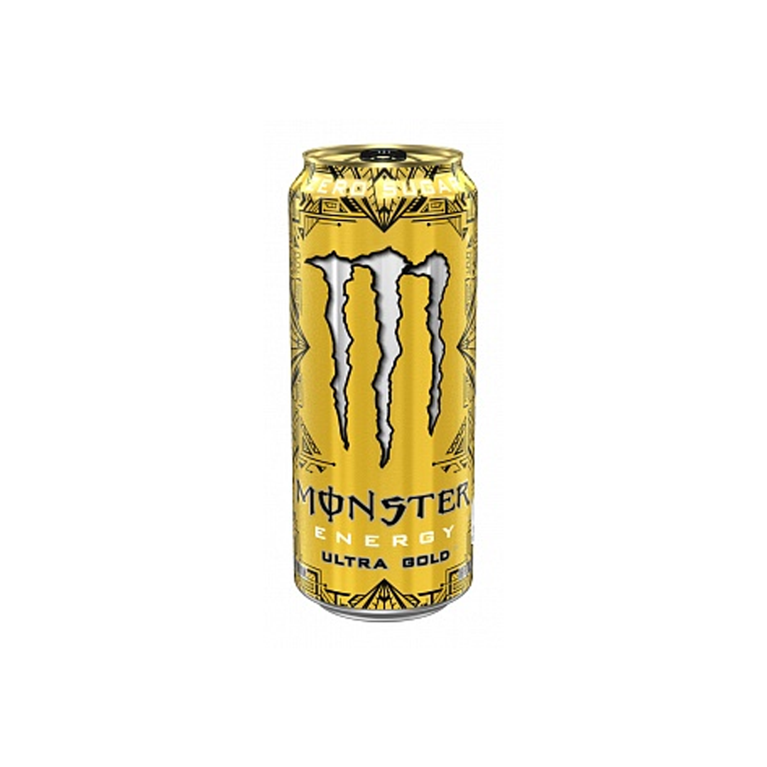 Monster Energy Ultra Gold Versione USA - Bevanda energetica gassata al gusto di ananas con caffeina473ml
