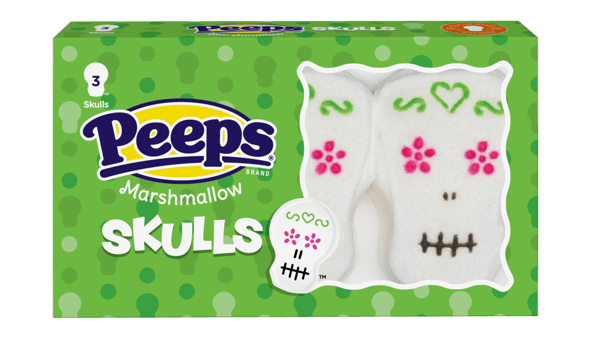 Peeps Marshmallow Skulls