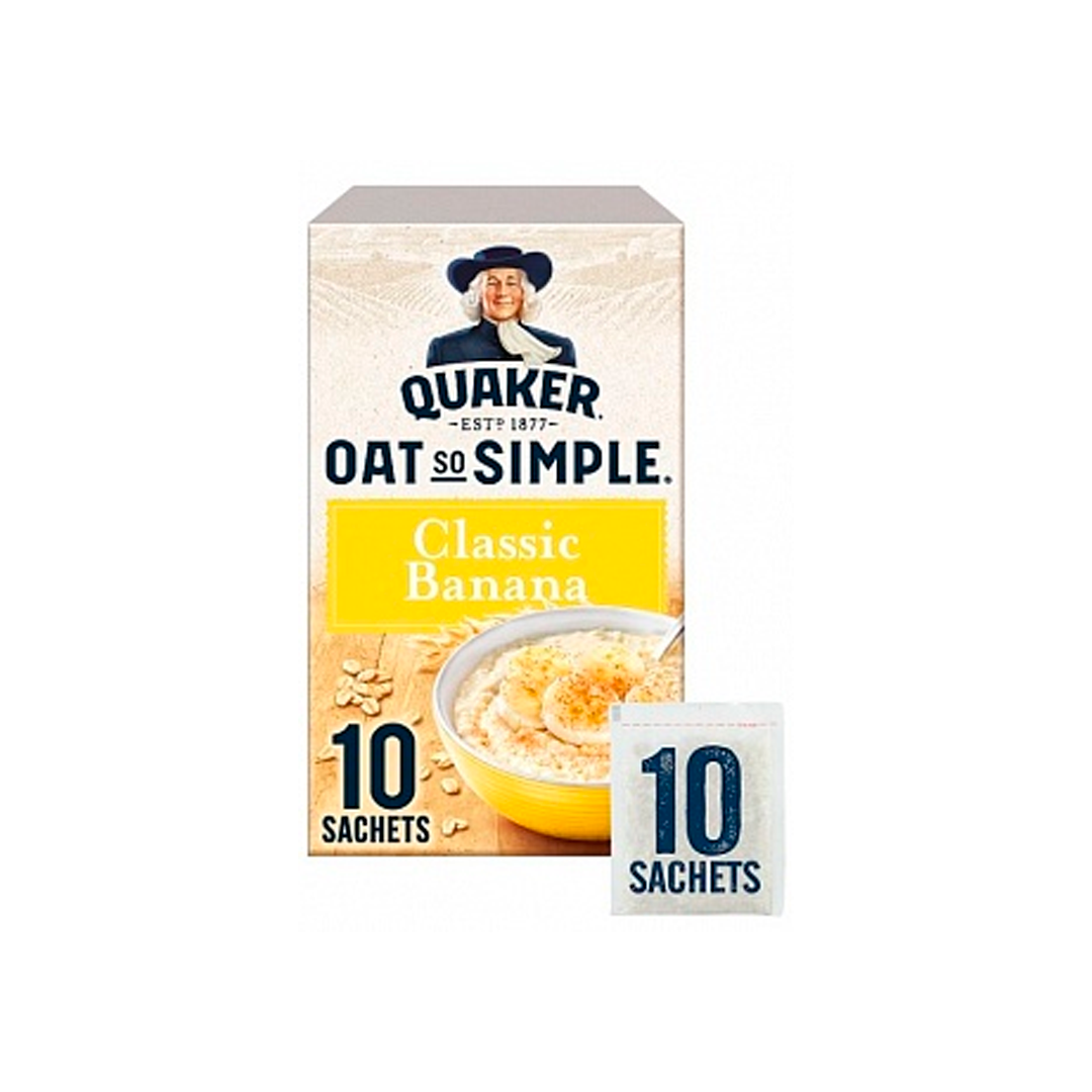 Quaker Oat So Simple Porridge Banana: Porridge con sabor a plátano