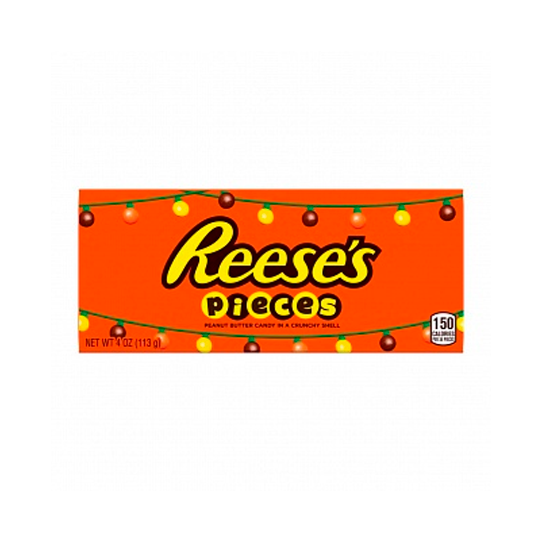Reese's chocolate in the shape of a large christmas tree