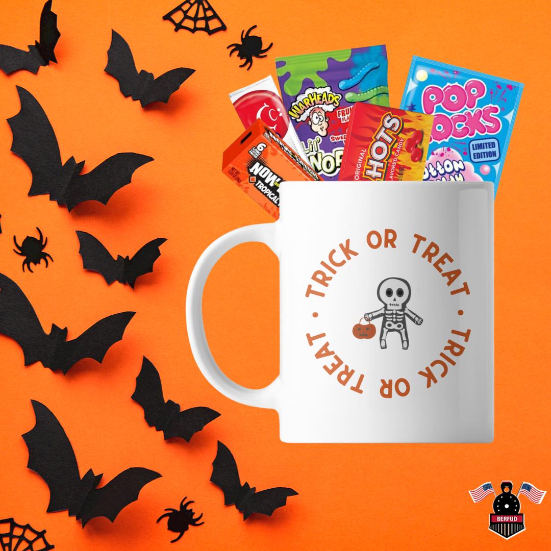 Halloween Gift - Tazza personalizzata riempita di caramelle