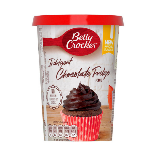 Betty Crocker Chocolate Fudge Icing Indulgent- Frosting (400g)