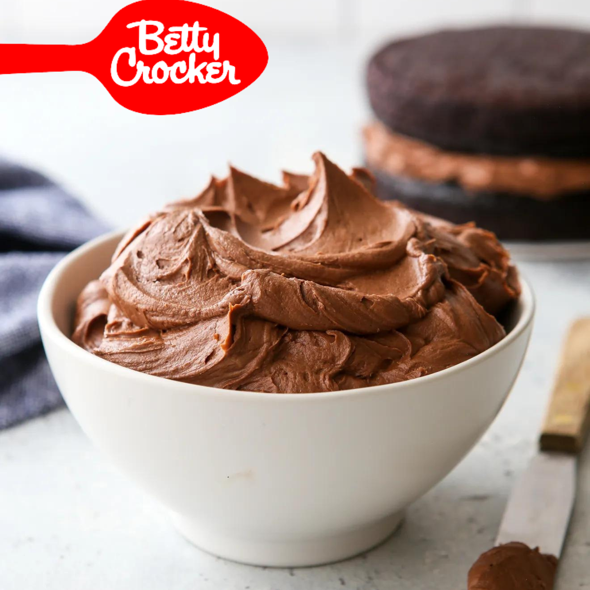 Betty Crocker Chocolate Fudge Icing Indulgent Frosting 400g