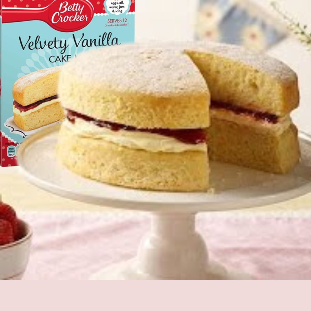 Betty Crocker Velvety Vanilla Cake Mix Preparato Per Torte Alla