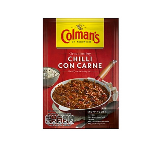 Colman's Seasoning Mix Chilli Con Carne