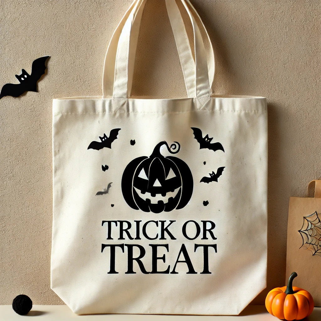 Totebag Halloween Dolcetto o Scherzetto con Dolci