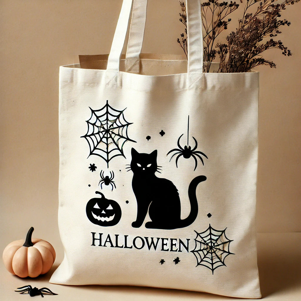 Totebag Halloween Dolcetto o Scherzetto con Dolci