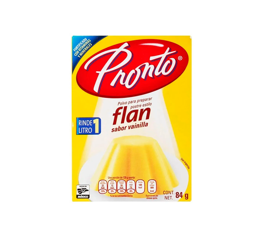 Confezione di Pronto Flan alla Vaniglia 84g - Preparato per flan cremoso.