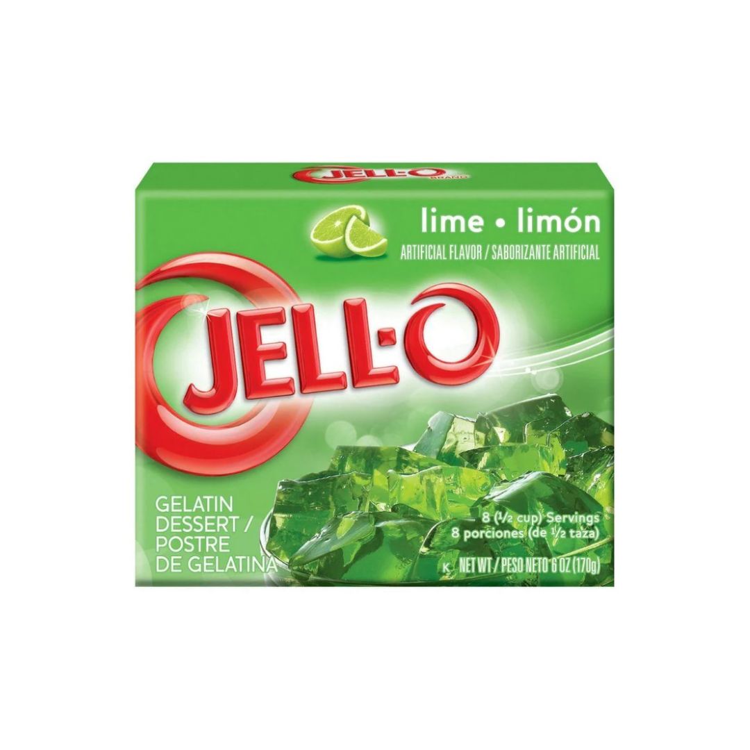Jell-O Gelatina Lime, mix per gelatina gusto lime