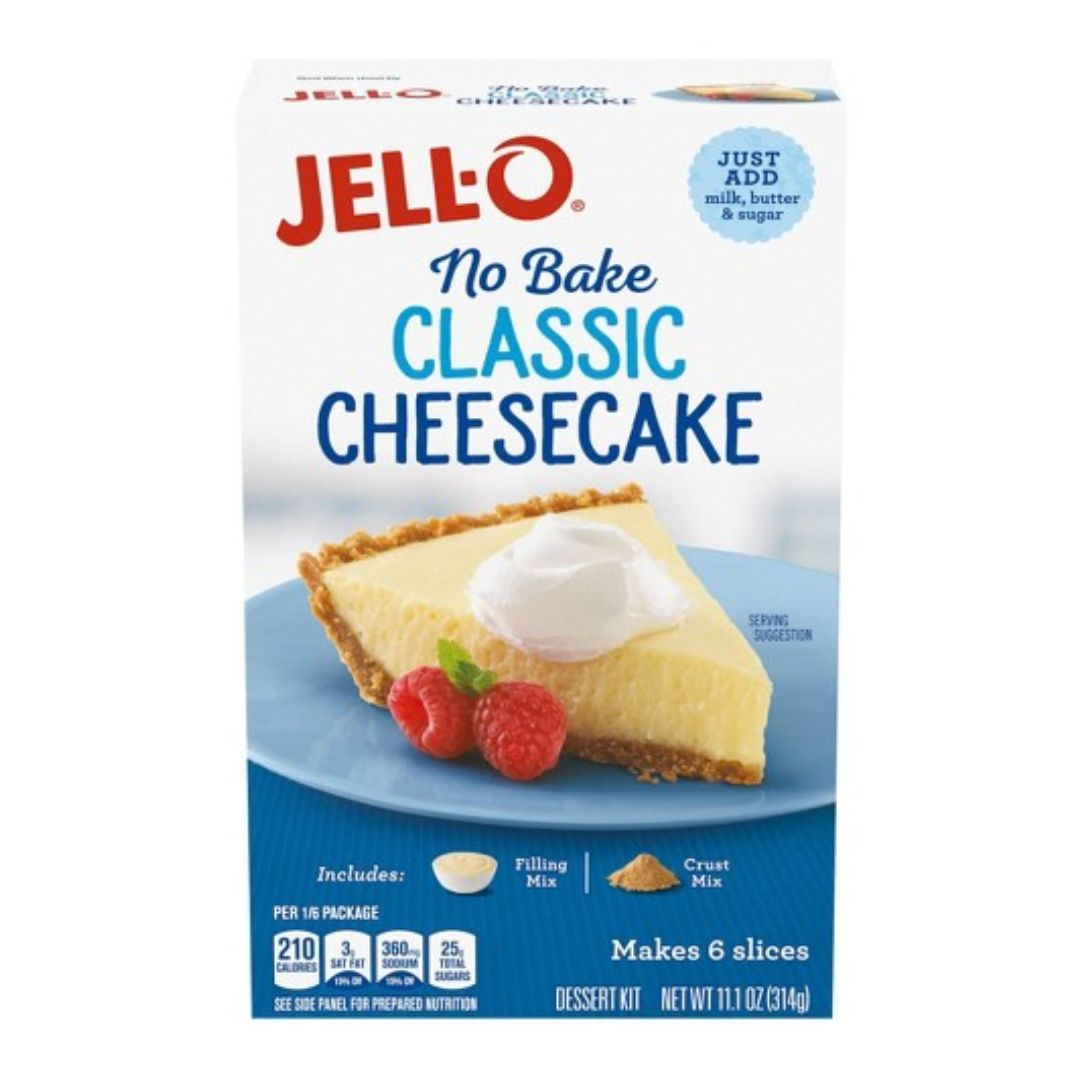 Jell-O No Bake Real Cheesecake Dessert