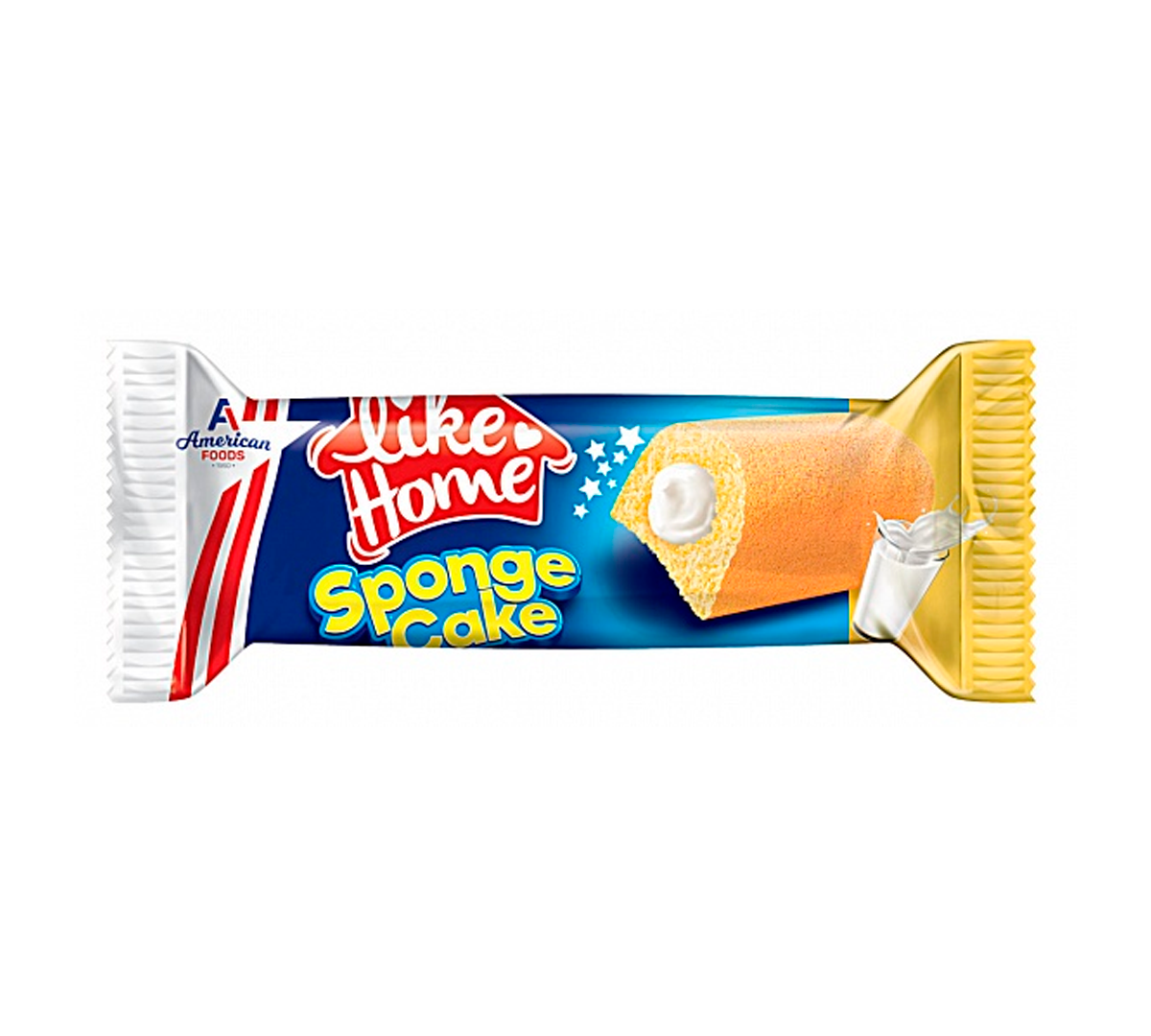 Like Home Sponge Cake Vanilla, snack soffice alla vaniglia con crema