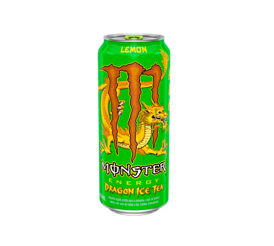 Lattina di Monster Lemon Dragon Ice Tea 473 ml