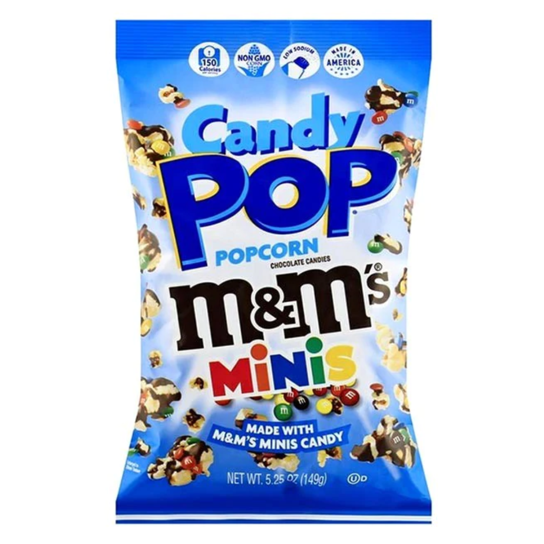 Candy Pop Corn M&M's- Pop Corn M&M's - BERFUD American Food