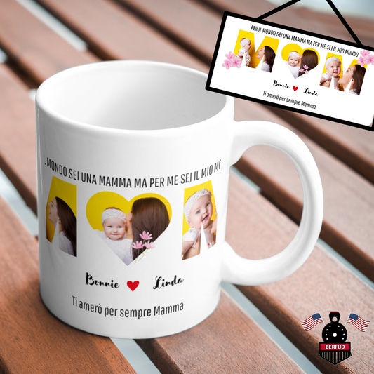 Tazza personalizzata per Mamma - MOM