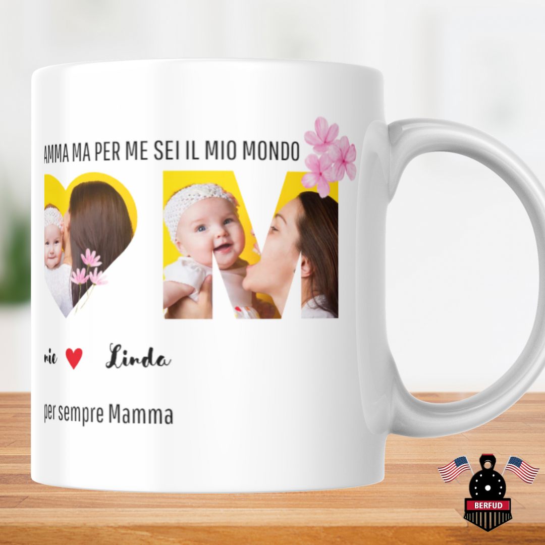 Tazza personalizzata per Mamma - MOM