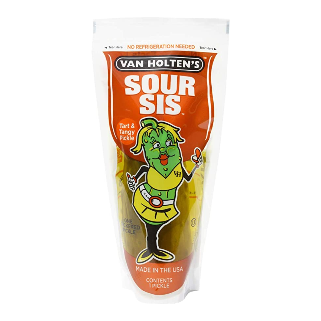 Van Holten's Dill Pickle Sour Sis King Size, Cetriolo Sottaceto Aspro