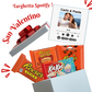 Box San Valentino, con targhetta Spotify personalizzata e cioccolatini - idee regalo