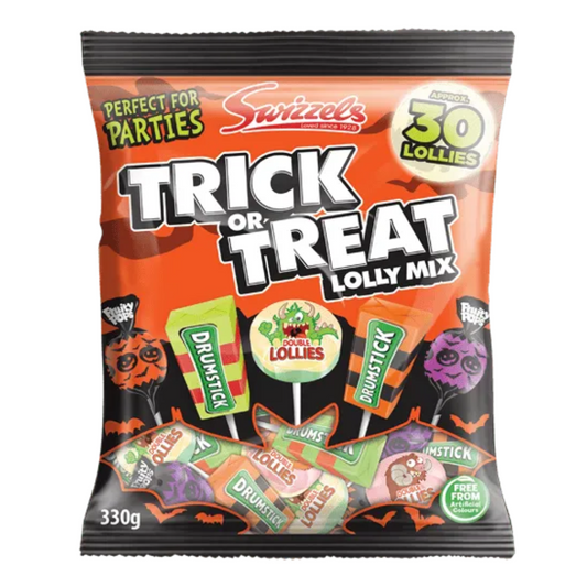 Swizzels Matlow Trick Or Treat Lolly Bag 330g