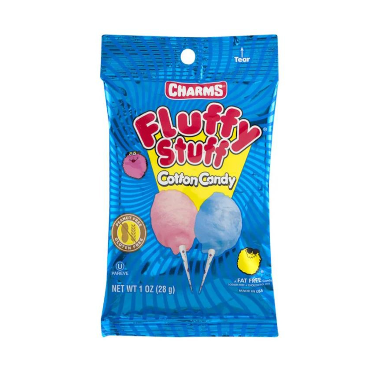 Charm'S Fluffy Stuff Cotton Candy BIG - Cotton Candy (99G)