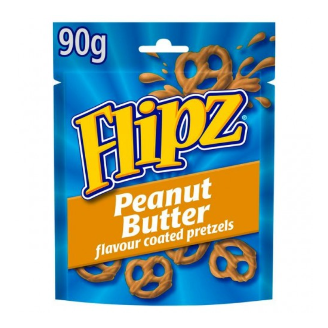 Flipz Peanut Butter 90g - Pretzel al Burro di Arachidi