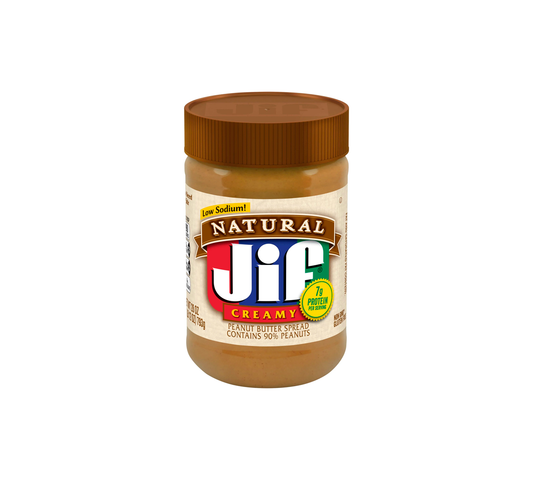 Jif Peanut Butter Natural, burro di arachidi Cremoso Naturale