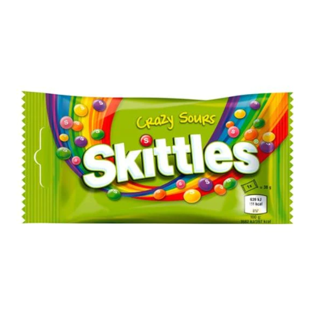 Skittles Sour - Caramelle Aspre 45g