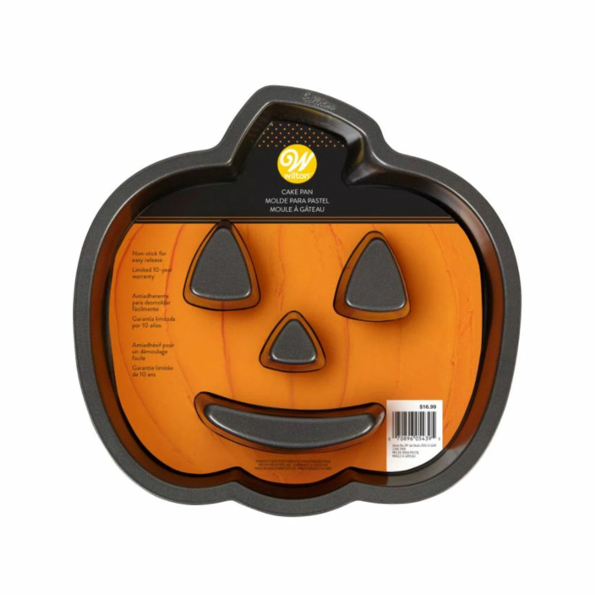 Teglia Stampo da Forno Zucca Jack-O-Lantern Wilton | Decorazioni Halloween