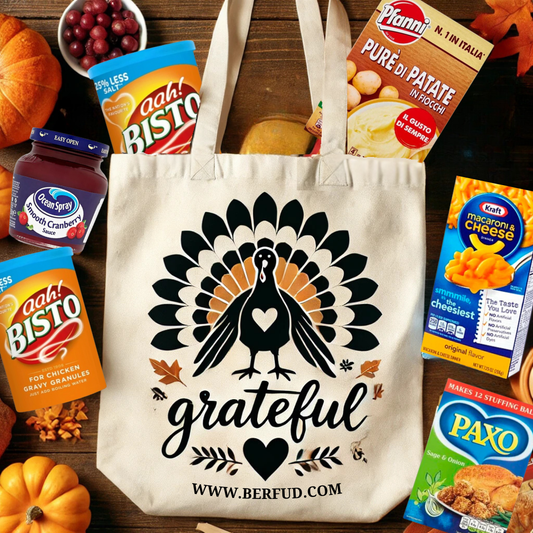 Thanksgiving Premium Box con Tote Bag - Kit Completo con Gravy Speciale